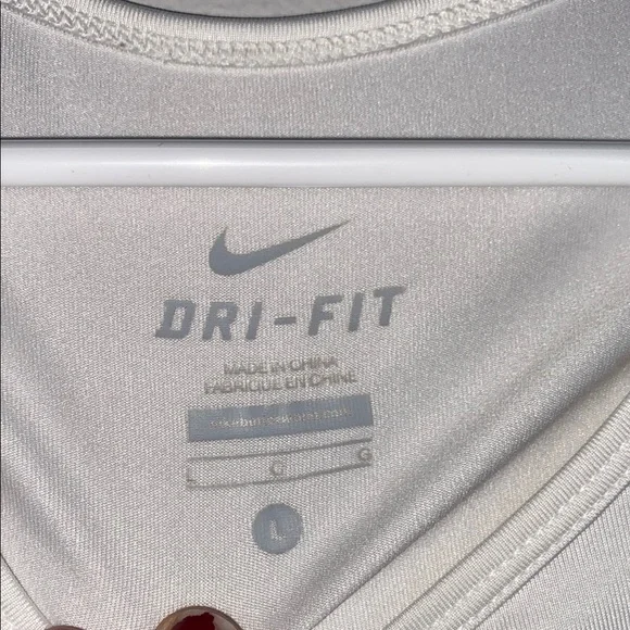 Nike White and Blue Short Sleeve Tee - Picture 2 of 5